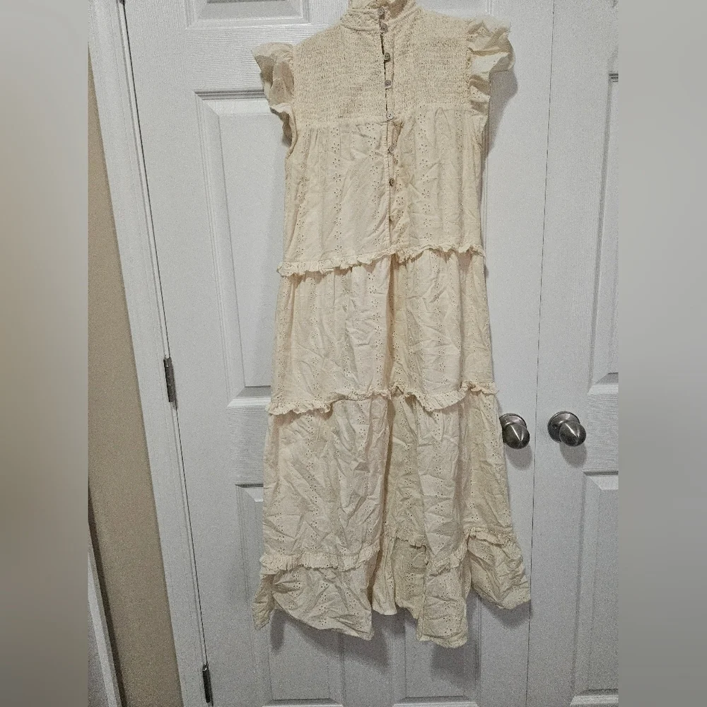 Cleobella Smocked Dress Midi S